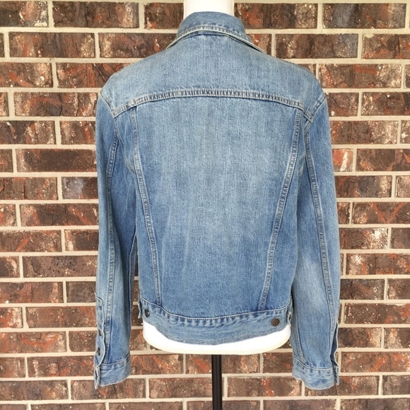 FREE People Denim Distressed Jacket - Picture 5 of 9